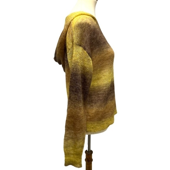 Fate Ombré Mohair Wool Whisper Weight Hoodie Sweater Women’s Small - Picture 7 of 11